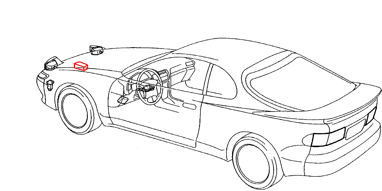 Location overview for Junction Block No. 2 and the RTR fuse area.