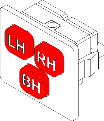 Overview of wink button positions and connections.